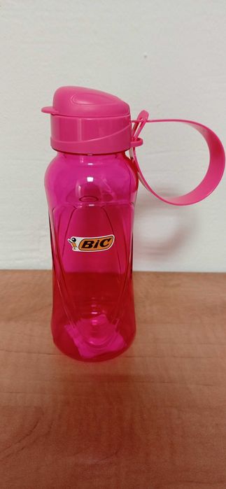 Bidon butelka na zimne napoje FUN Bic 450 ml różowa