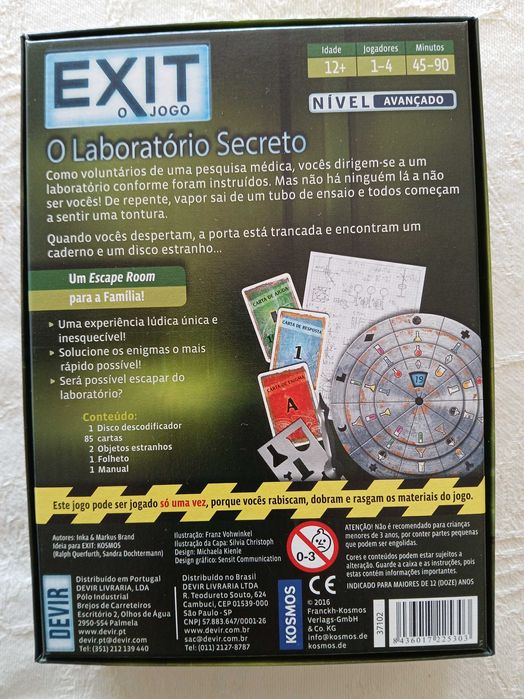 EXIT - O Laboratório Secreto NOVO