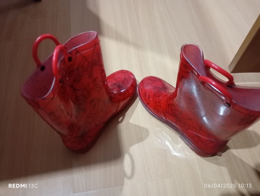 Botas homem aranha