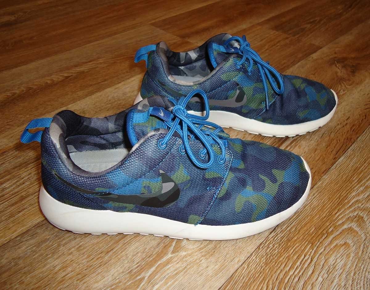 Мужские кроссовки Nike Roshe Run Print Blue Camo