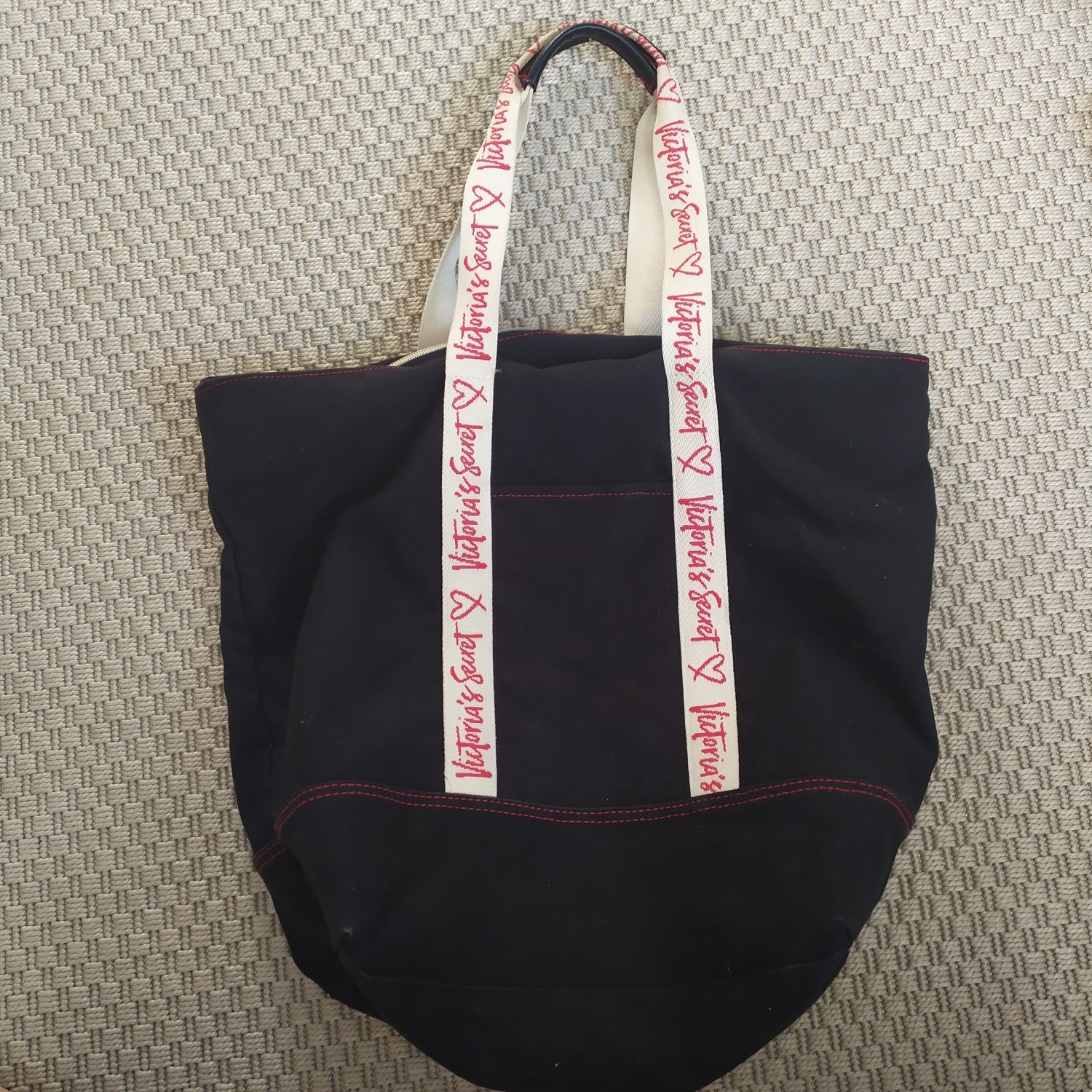 Torba tekstylna Victoria Secret czarna