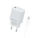 Beline Ład. siec. 1x USB-C 20W + kabellightning biała /white PD3.0