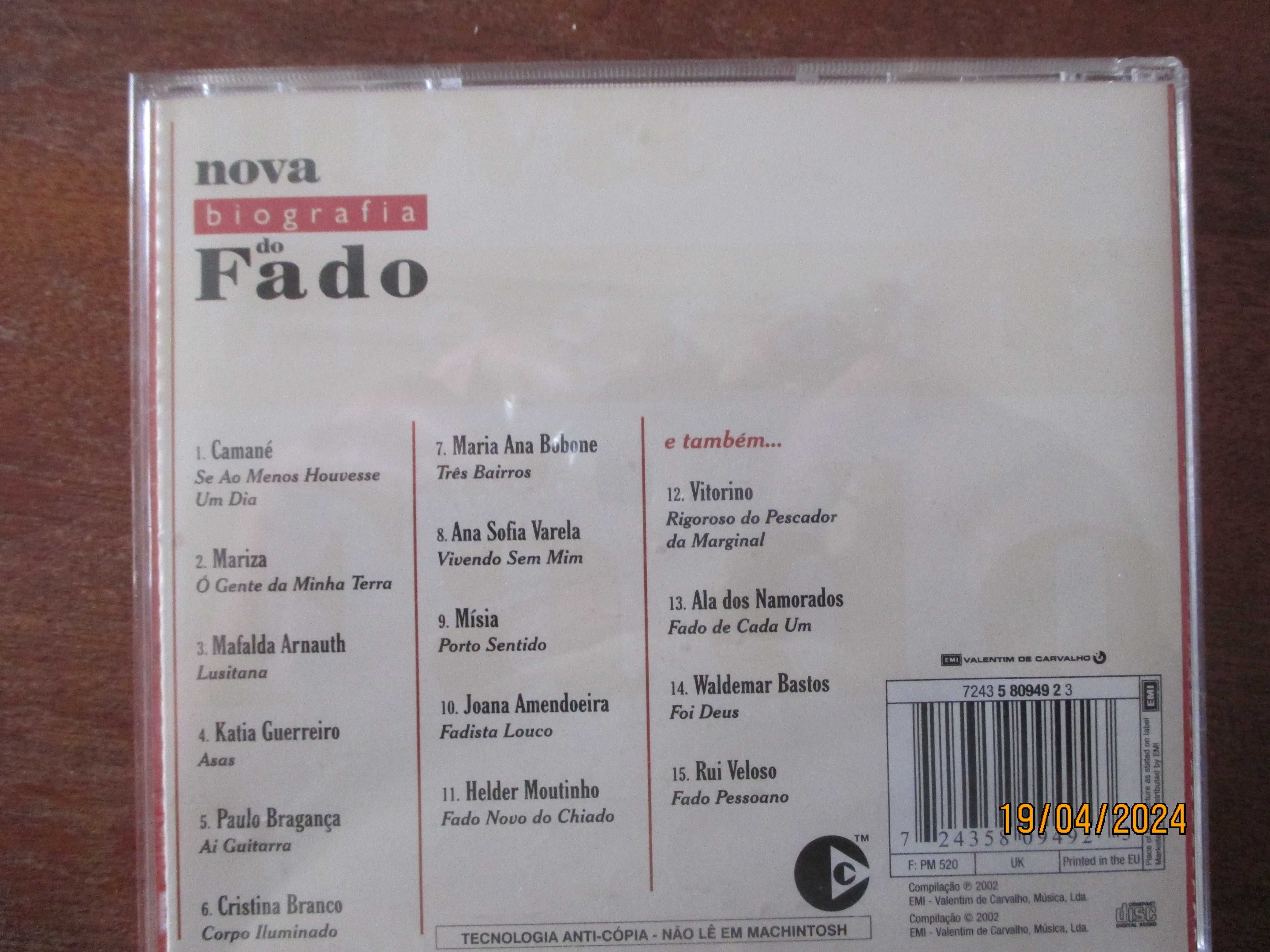 3 cd's sobre o Fado