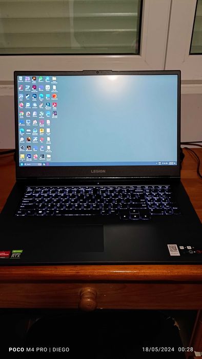 Lenovo Legion 5 17ach6h (17 polegadas), Ryzen 7, Rtx 3060