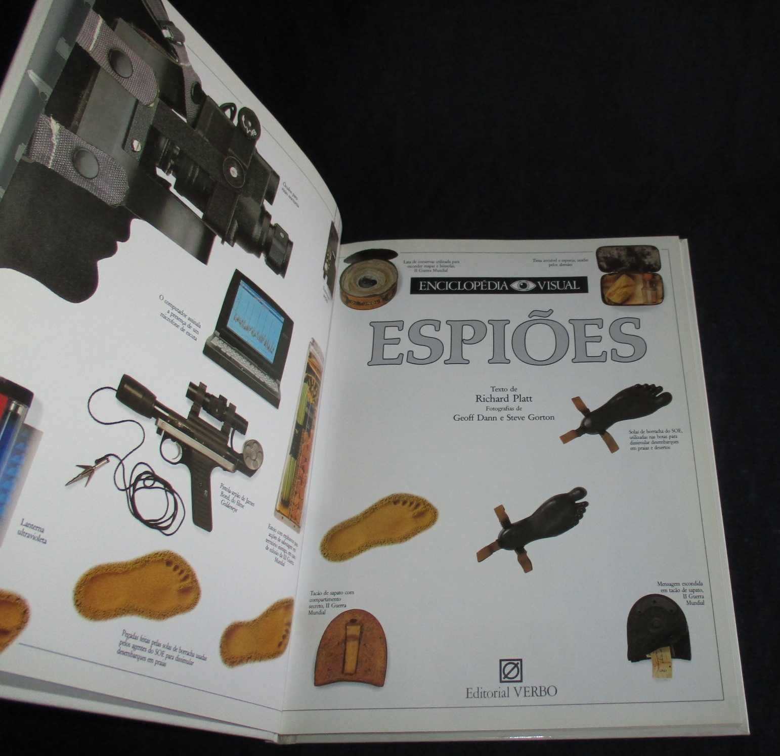 Livro Espiões Enciclopédia Visual Verbo