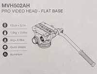 MANFROTTO MVH502AH Pro Fluid Video Flat Base