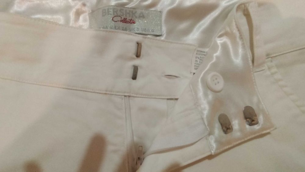 Calça Branca Bershka