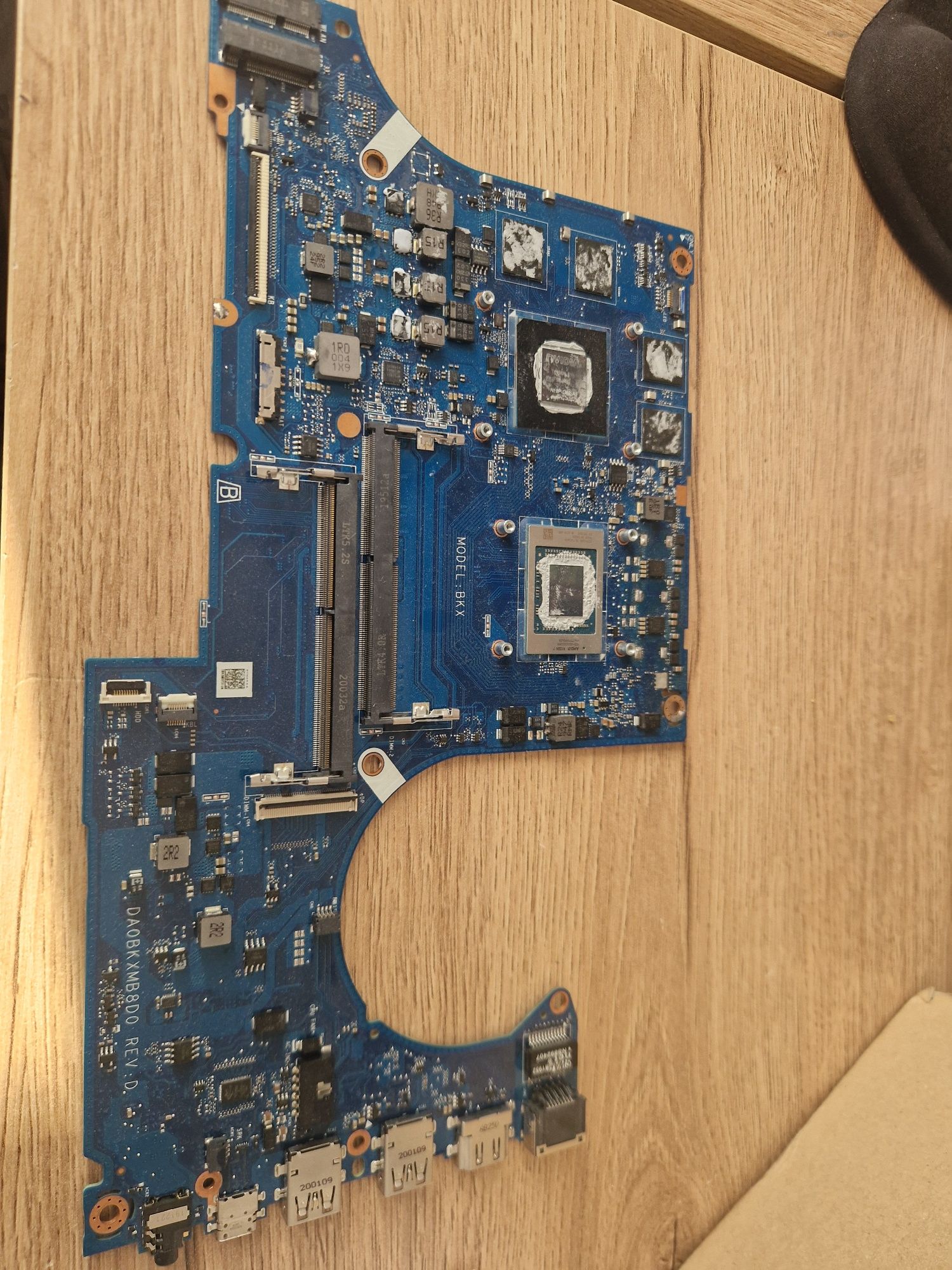 Płyta asus tuf506  DAOBKXMB8DO REV D Ryzen 7 NVidia 1650TI