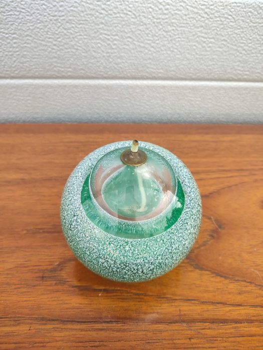 Szklana lampka naftowa - Design - vintage - B