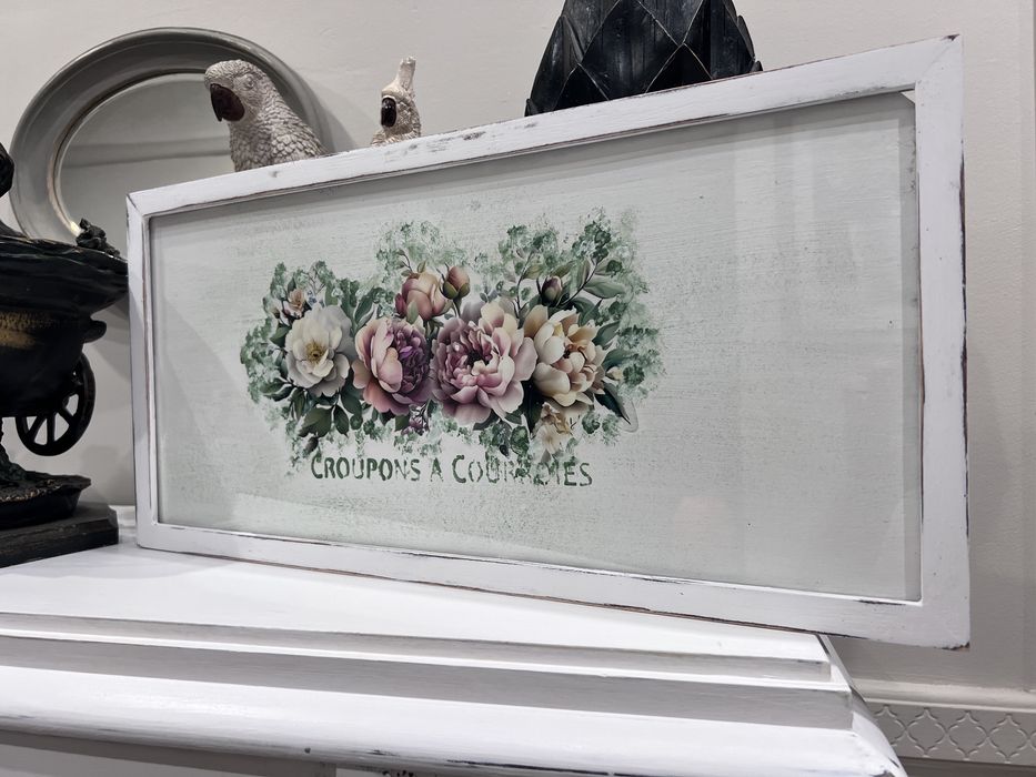 Obrazek w drewnianej ramie