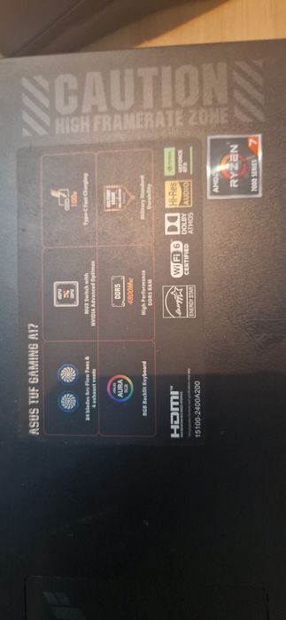 Portátil  ASUS A17 GAMING