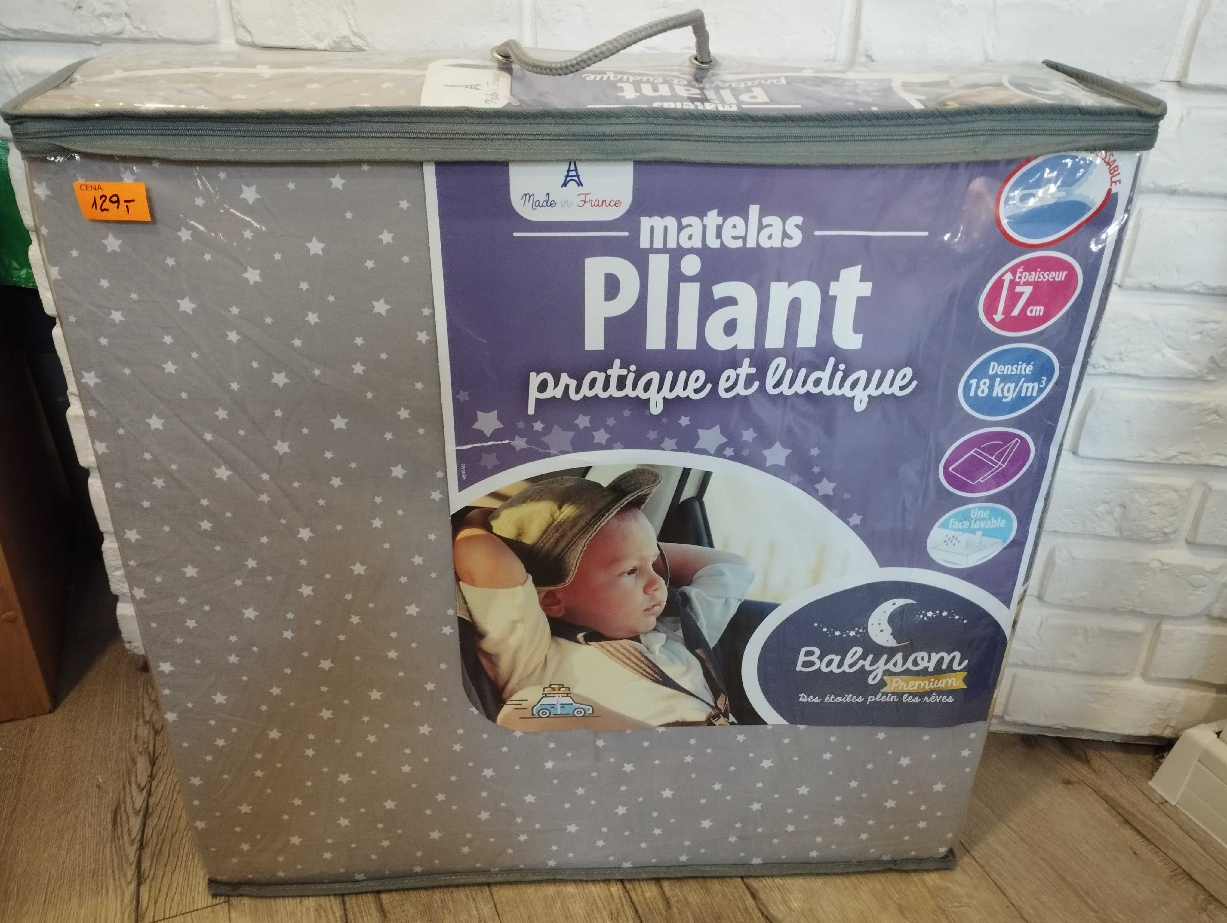 Babysom - Składany materac podróżny dla dziecka - 60x120x7 cm