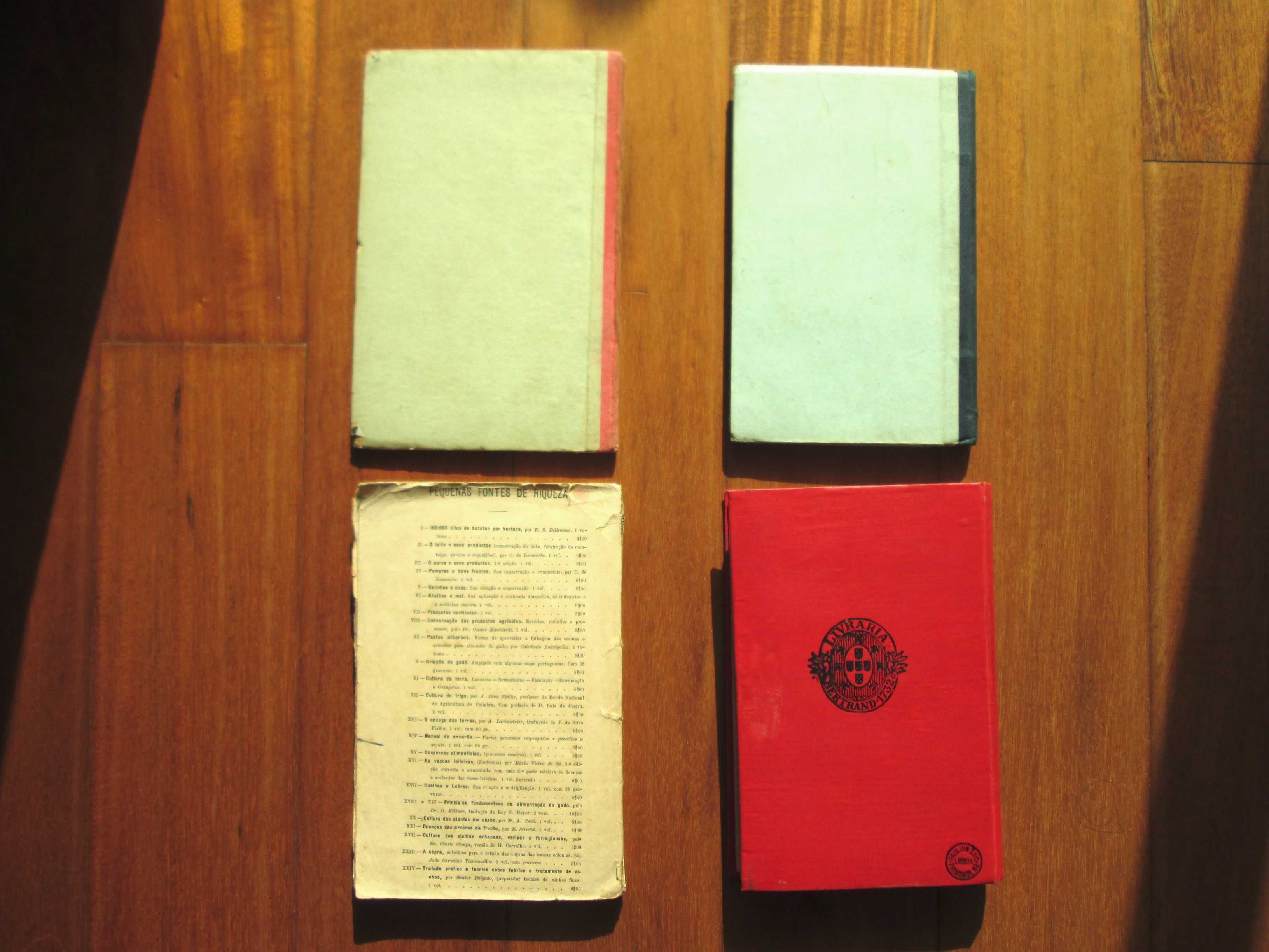 Agricultura - 4 Livros Antigos