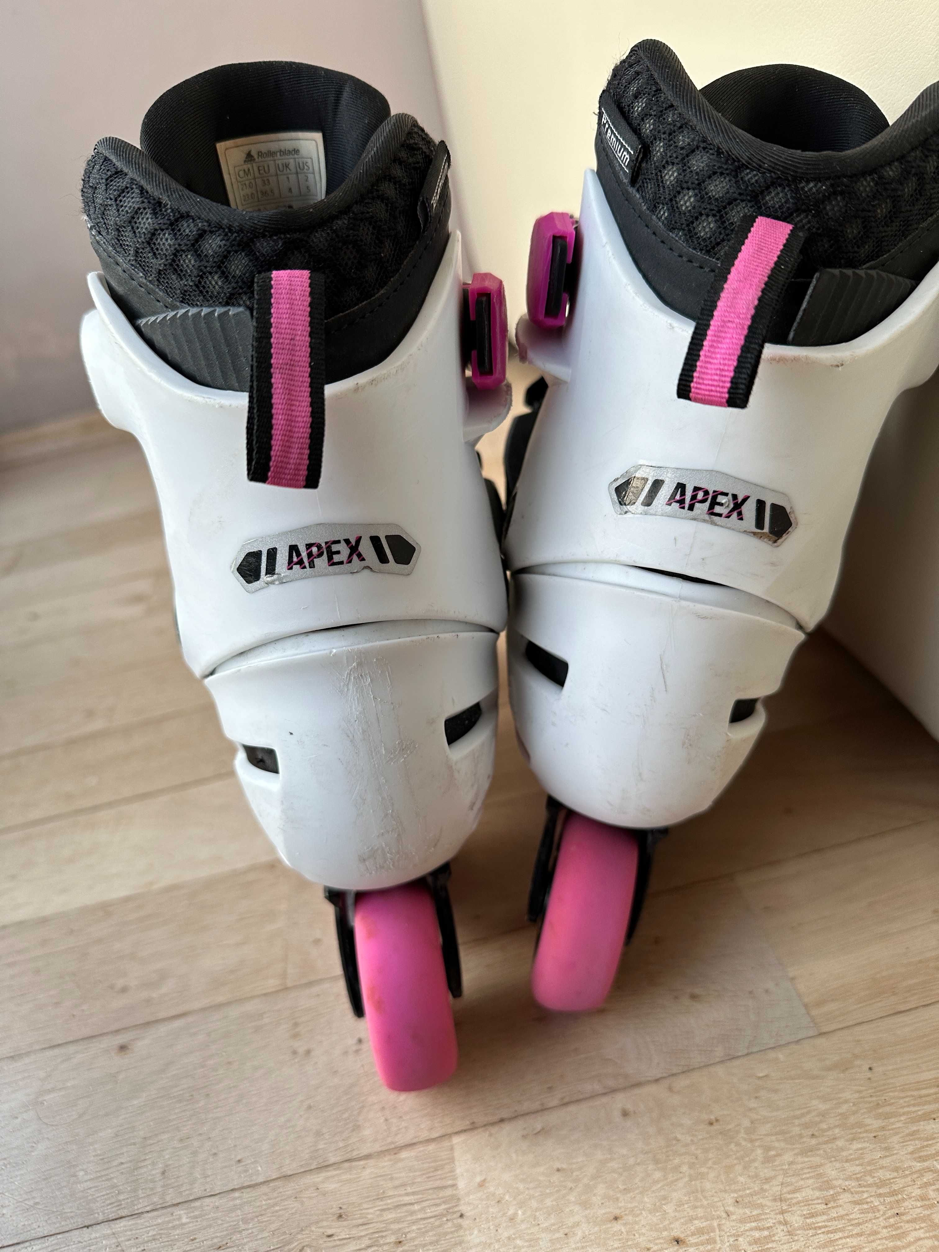 Dziewczęce rolki Rollerblade Apex G 33–36,5