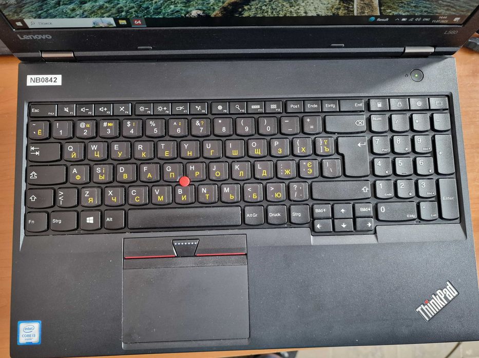 Ноутбук Lenovo L560 15,6" FHD i3-6100U/8gb DDR3L/256SSD відмінний стан