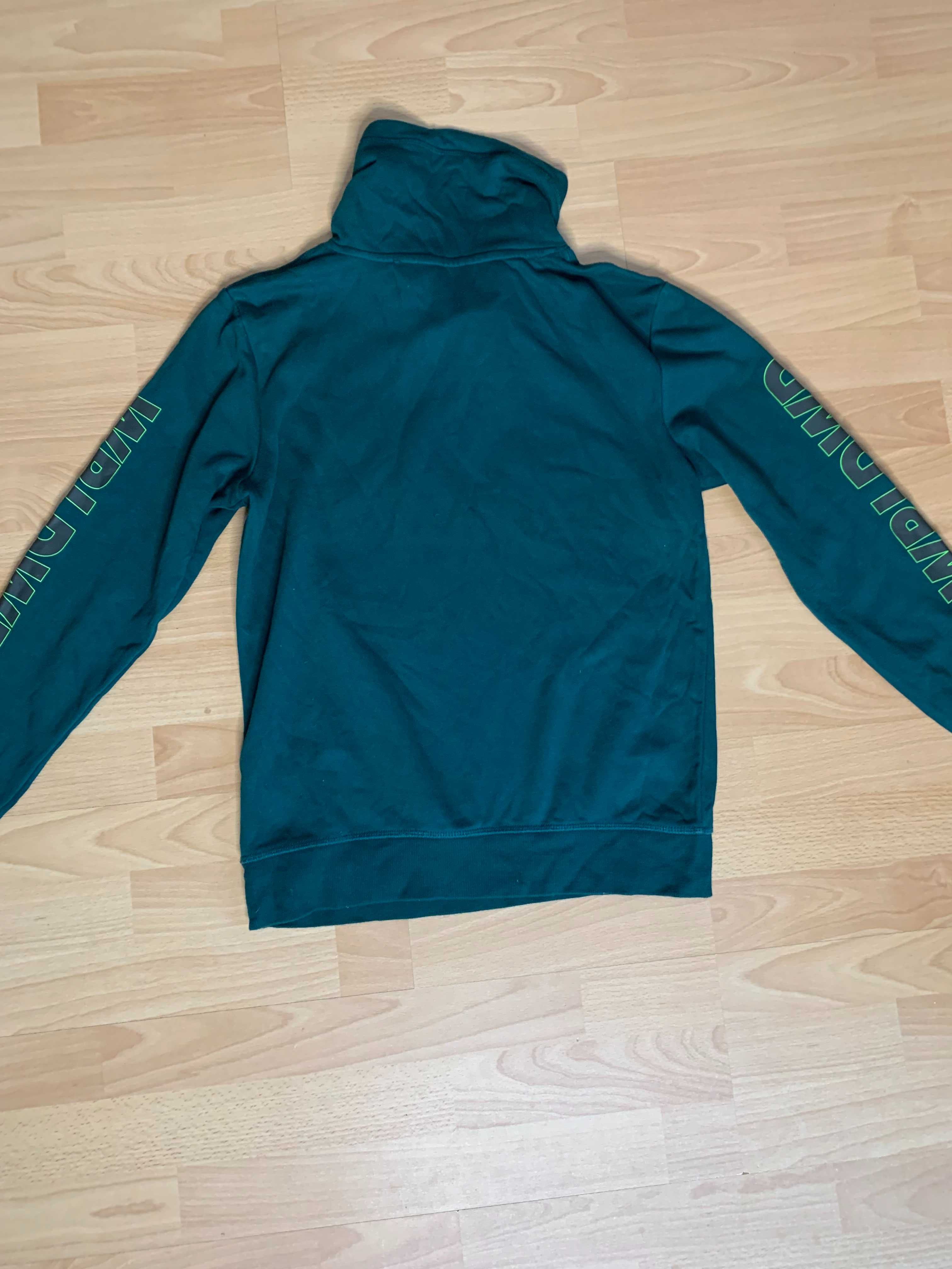 Bluza komin H&M butelkowa zieleń