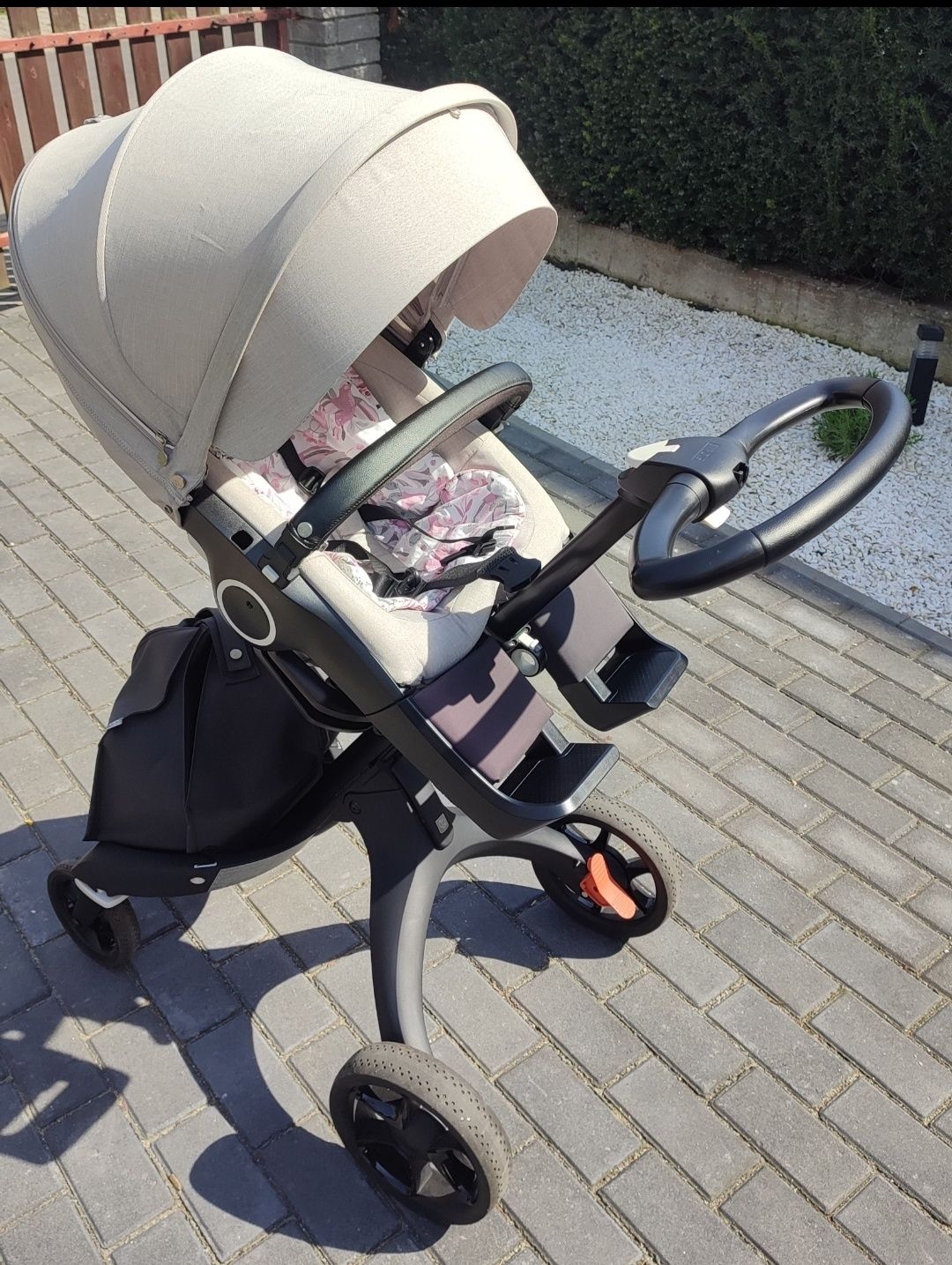 Wózek Stokke Xplory V6 2w1 gondola spacerówka grey melange