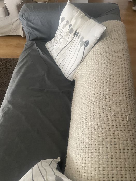 Sofá Cinzento 3 Lugares