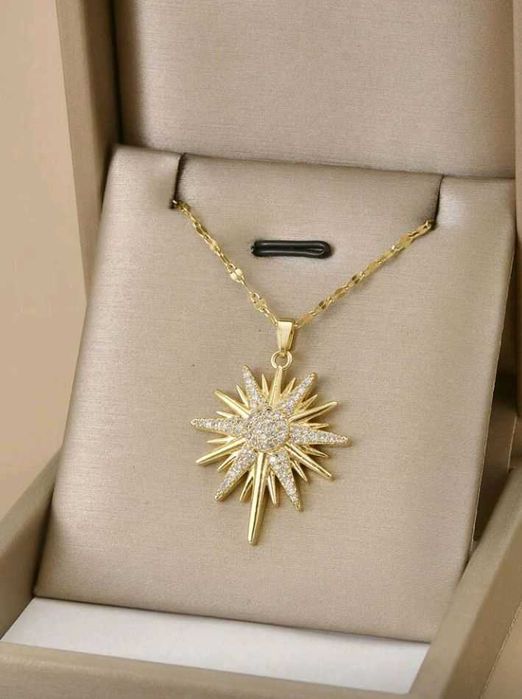 Colar "Radiante Sun" •Aço inoxidável • Stainless steel