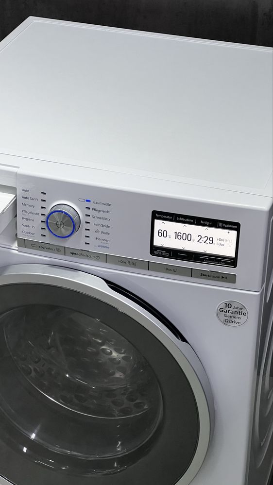 Стиральная машина Siemens iQ800 iDos WM16Y842 стиралка