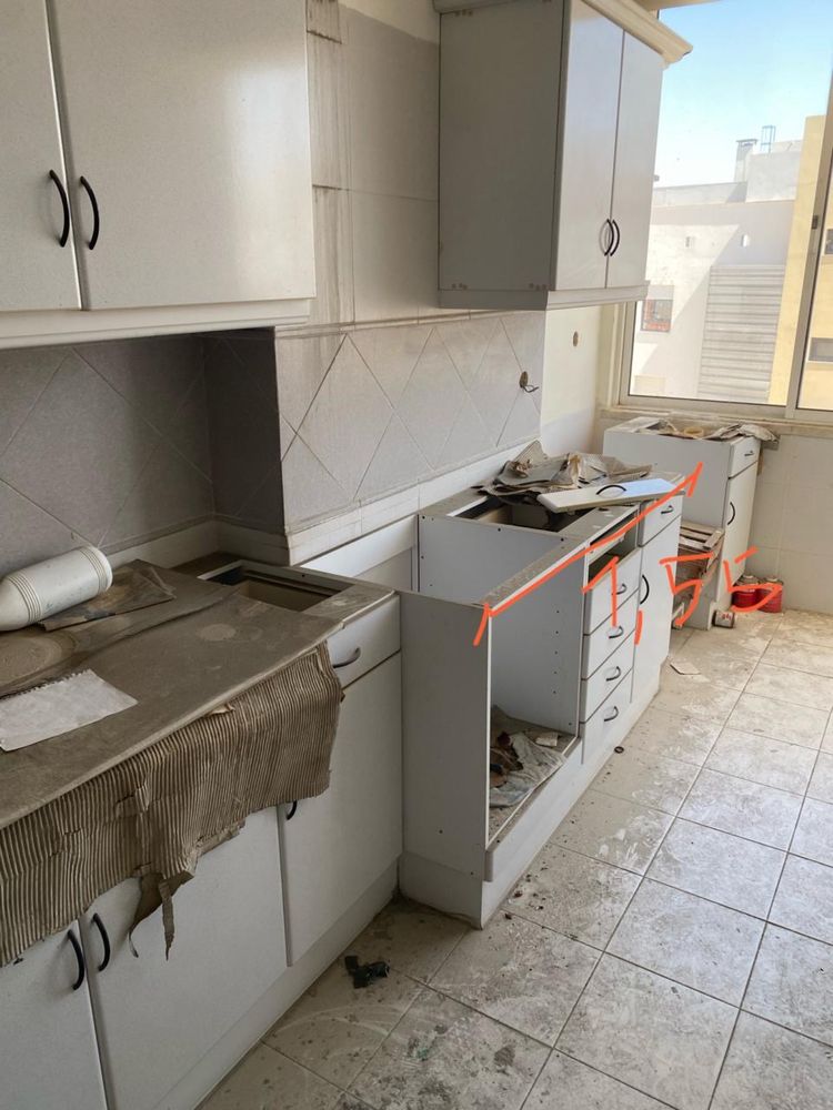 Moveis de cozinha nunca utilizados