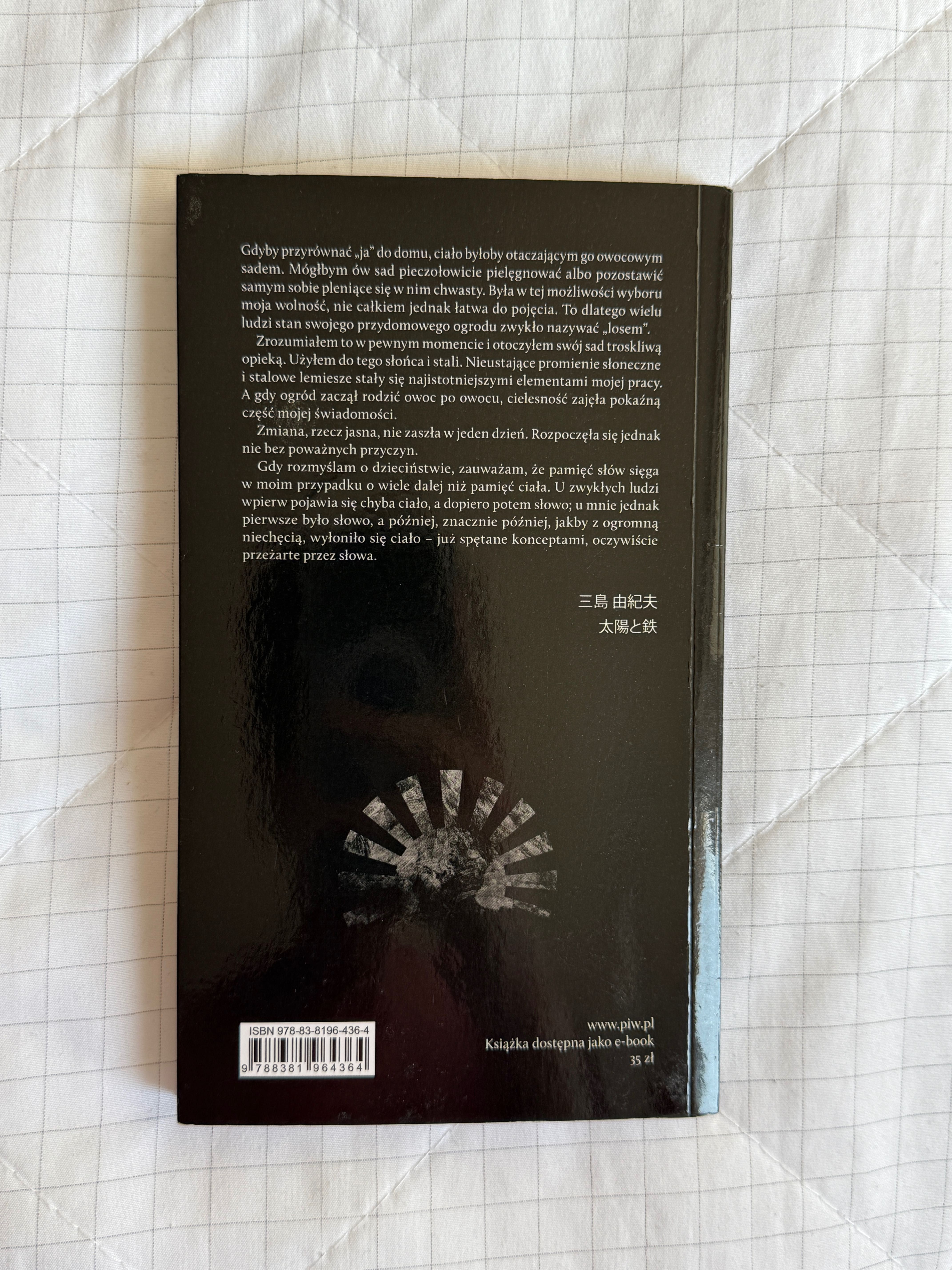 Słońce i stal – Yukio MISHIMA
