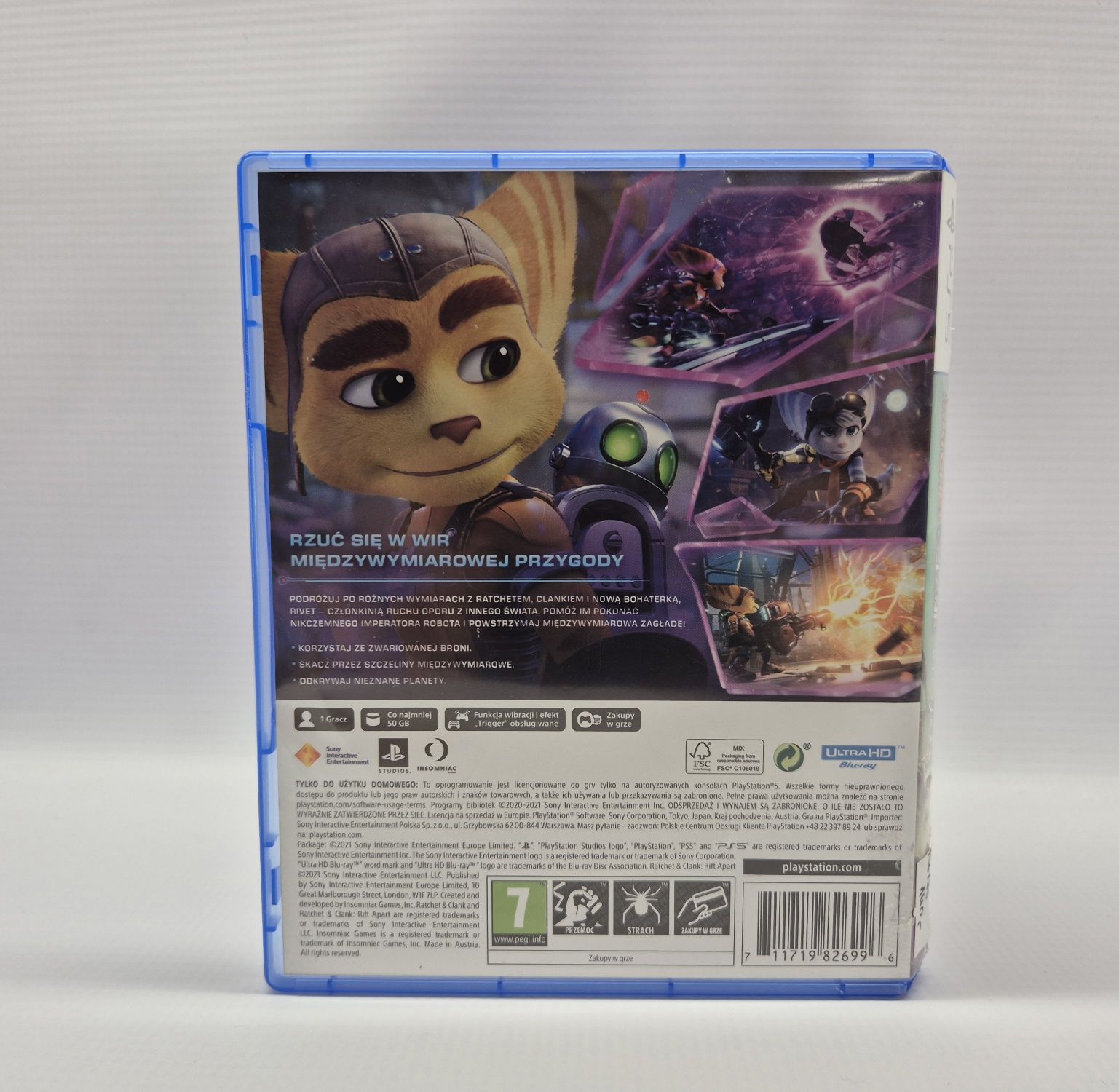 Gra RATCHET CLANK RIFT APART PS5, Komis Jasło Czackiego