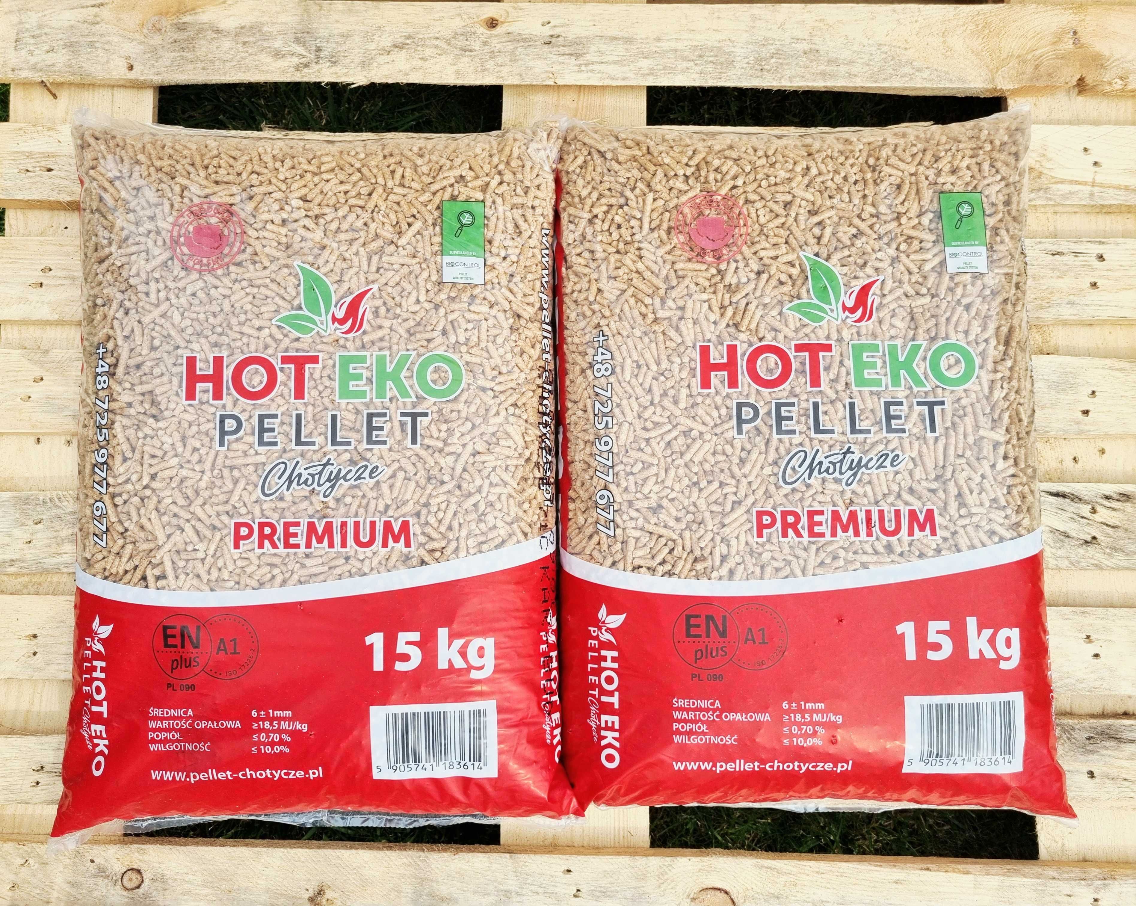 Polski Pellet Certyfikat PL090 HOT-EKO Chotycze A1 Pelet >18.5MJ