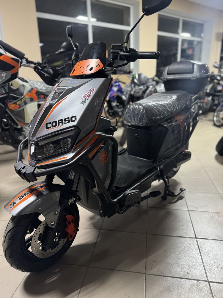Електроскутер CORSO BULLET 72В 2000ват. Доставка