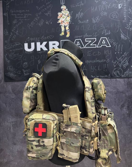 Оригінальна плитоноска Yakeda K7 мультикам, плитоноска, бронижелет