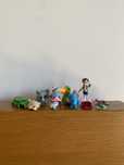 conjunto Bonecos Figuras pvc kinder ovo pequenas- ladybug, minions