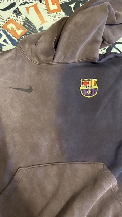 Оригінал! Travis Scott x Nike x FC Barcelona худі нова річ