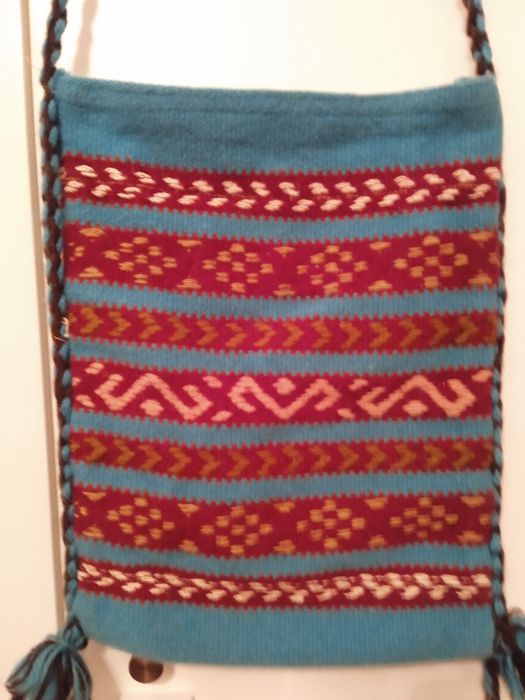 Mala à tiracolo turquesa