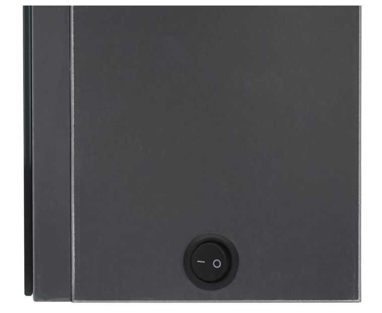 Szafka z lustrem i LED 89x14x62 cm, szara VidaXL