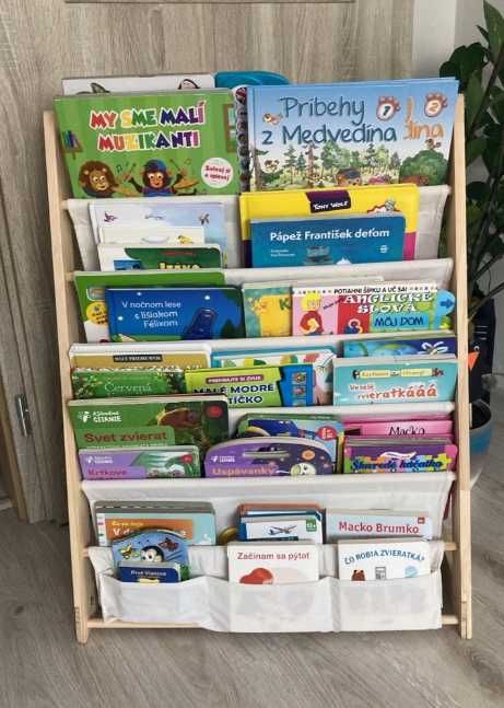 regał półka na książki dla dziecka do pokoju stojak