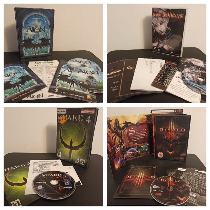 Vários jogos para PC