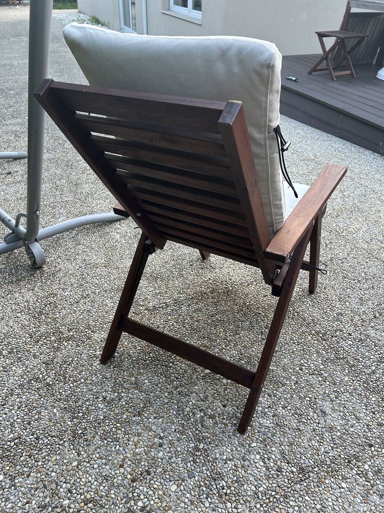 Cadeiras exterior nammaro ikea excelente estado com estofo