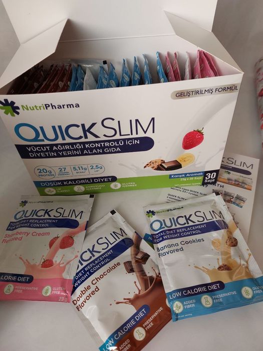 Коктейль  для схуднення  та підтримки ваги  Quick Slim  від Nutripharm