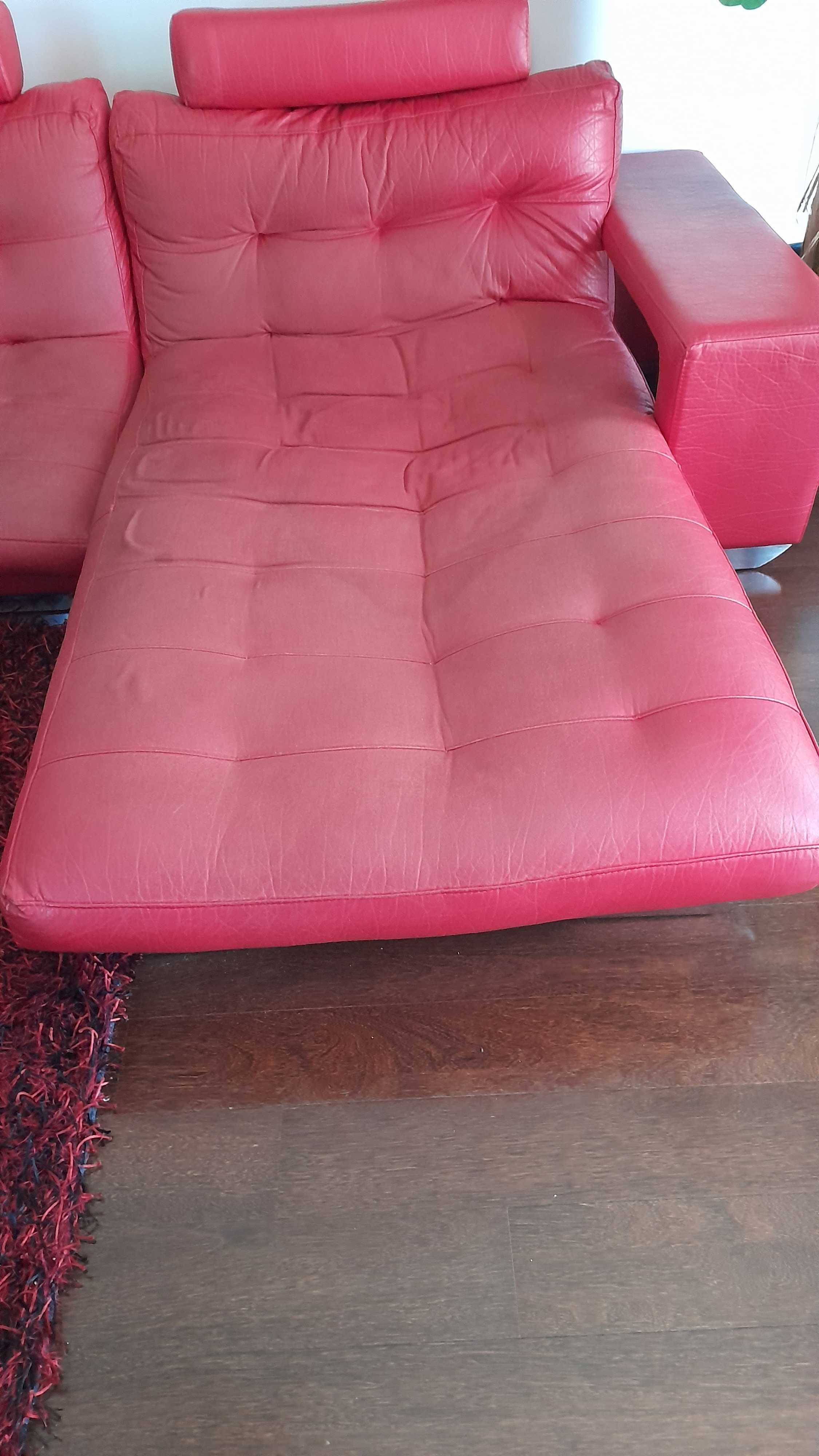 Sofá com chaise longue 3,70 m