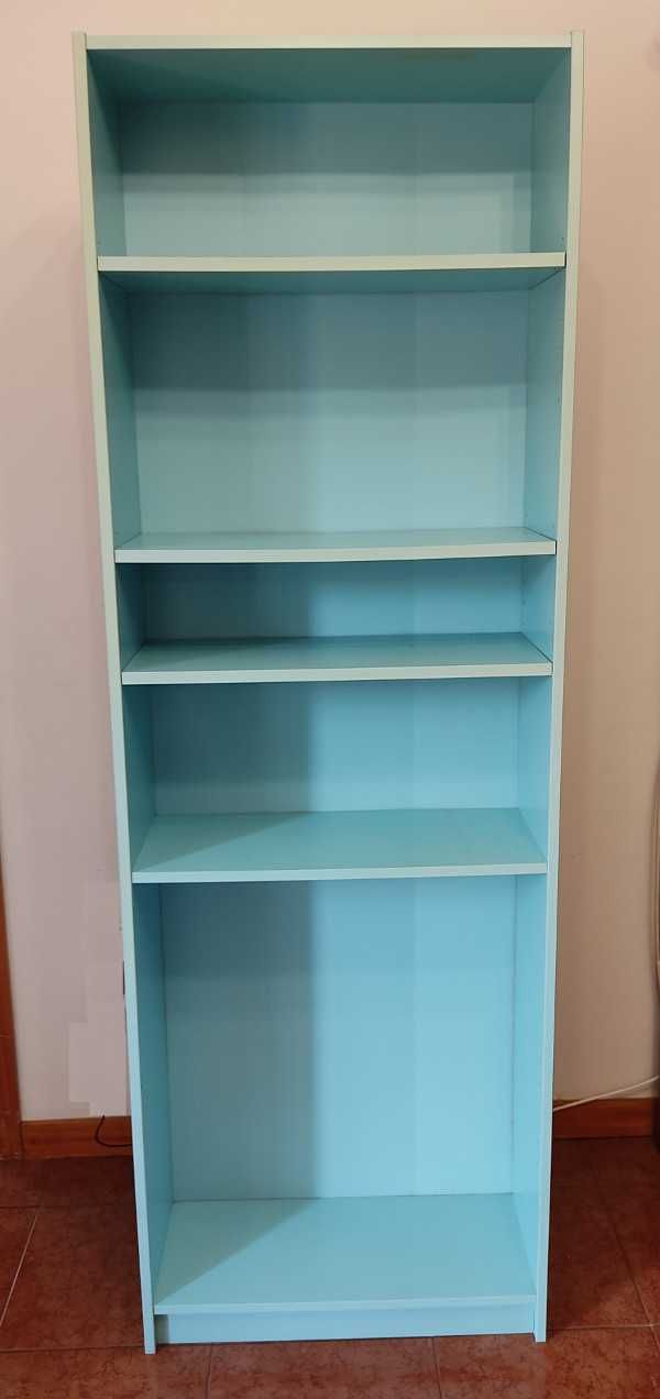 Estante GERSBY azul, sem portas