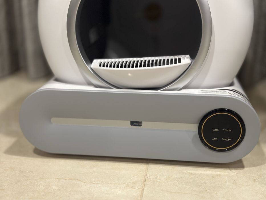 Caixa de areia automática para gatos