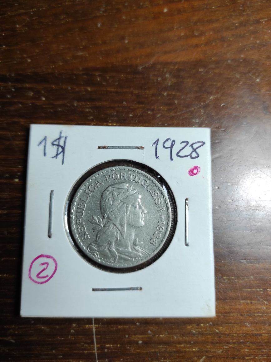 1 escudo 1928 Alpaca, MBC