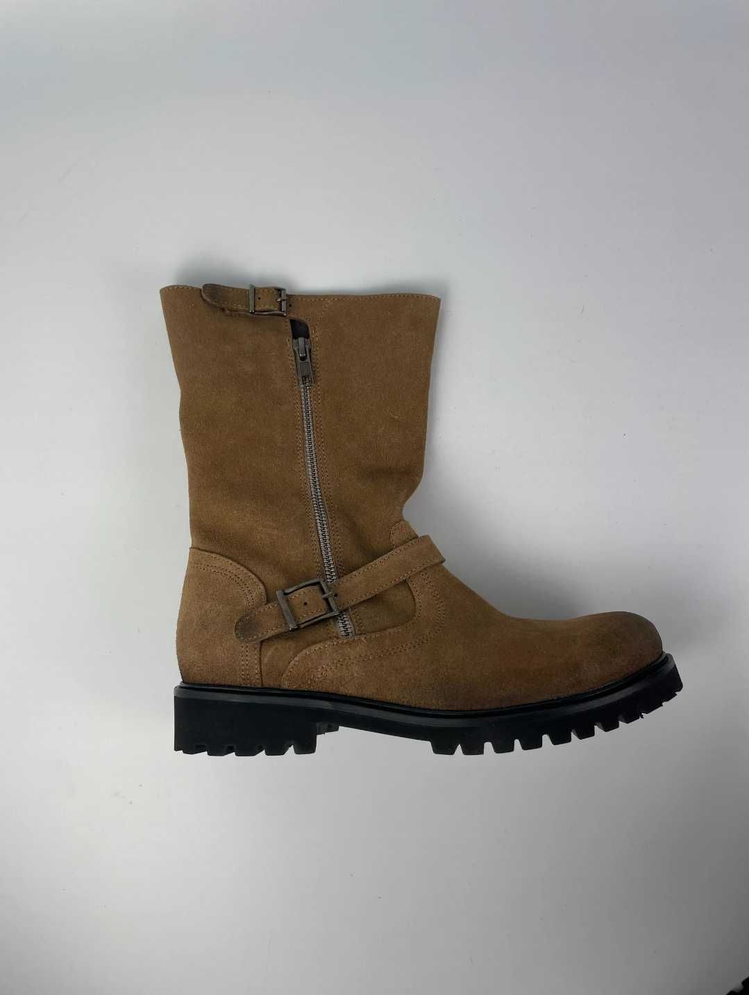 Felmini botki zamszowe brązowe wygodne buty rozm. 40 [399]