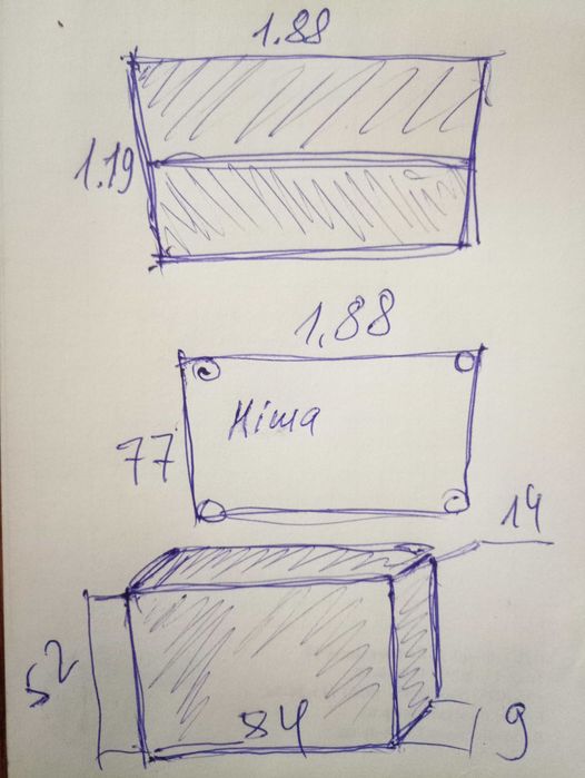 Диван розкладний з нішею