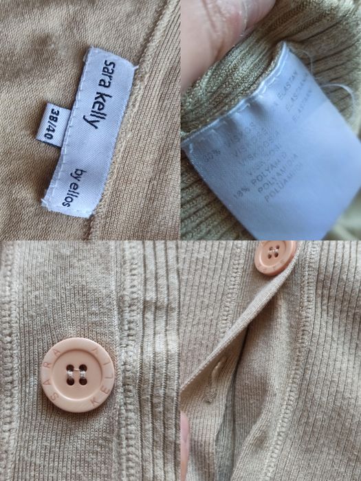 Sweter na guziki damski.
