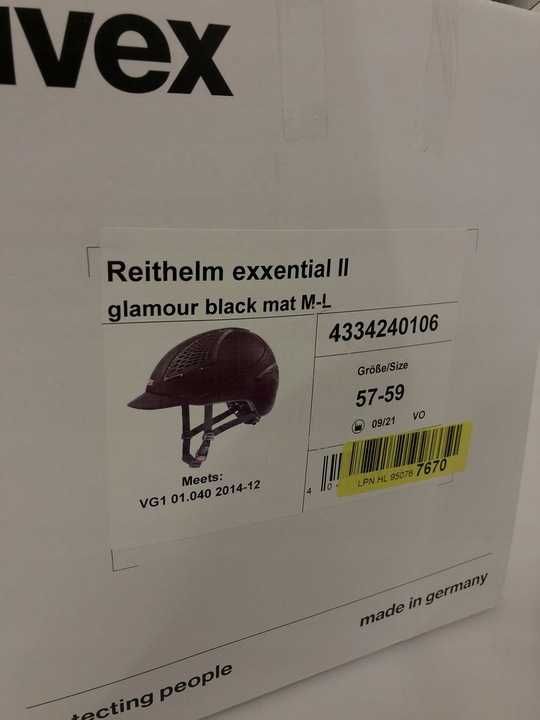 Kask Uvex Exxential II glamour r. M/L jezdziecki