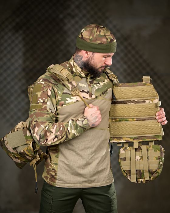 Оригінальна плитоноска Single sword мультикам, плитоноска с подсумками