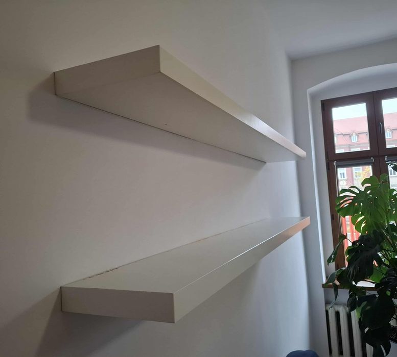 Pułka wisząca biała