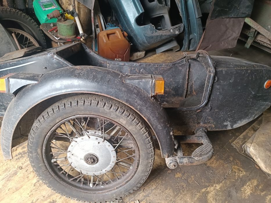 коляска до мотоцикла  Дніпро ,МТ з колесом та  тягами