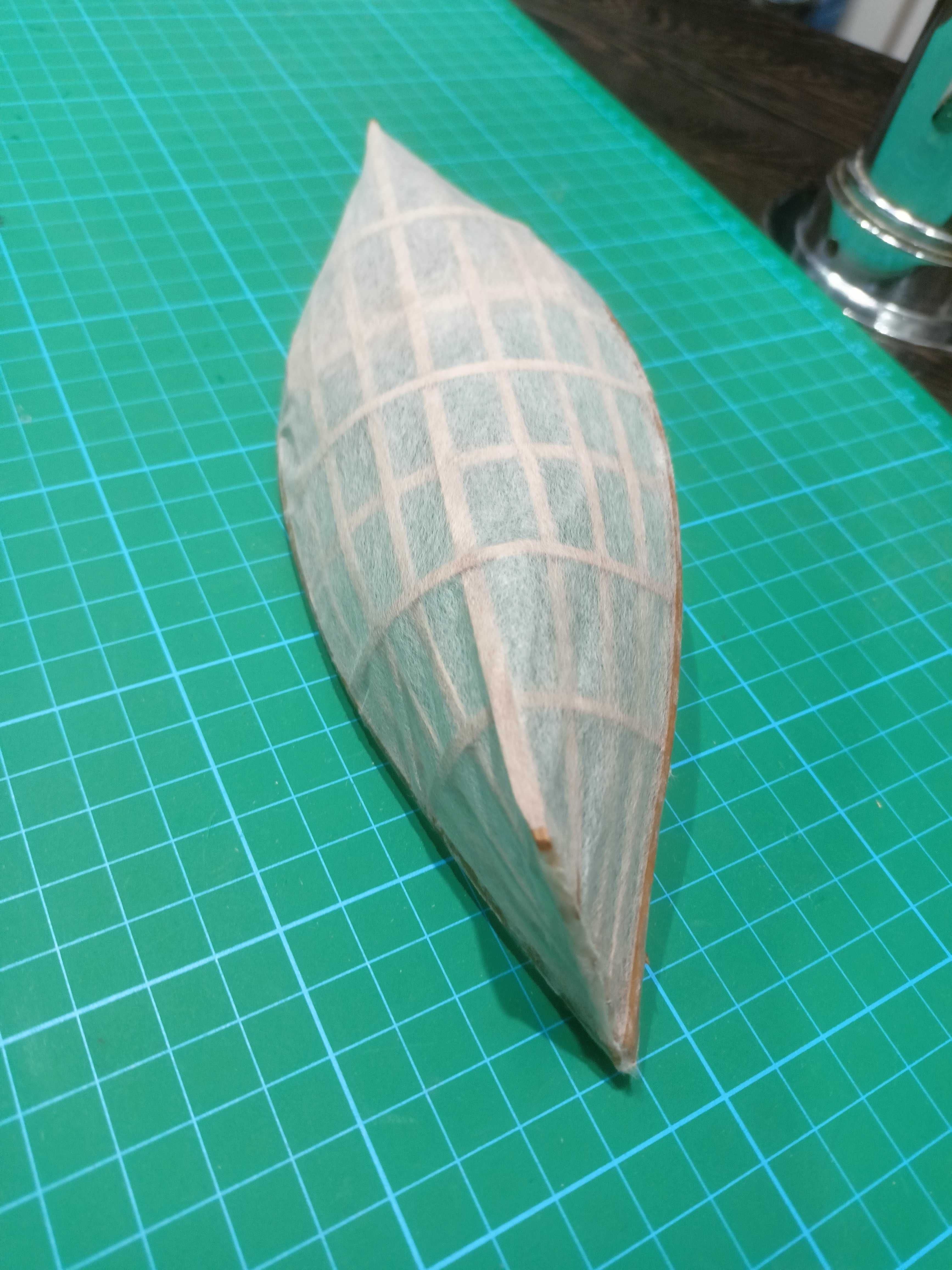 Model canoe skin on frame